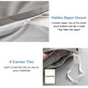 Waterproof Duvet Quilt Protector Cover Single,Single Side Waterproof Protective Cover,