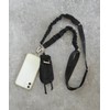 Altrose Smartphone Strap, Smartphone Shoulder Strap, Pouch Included, Simple, Black