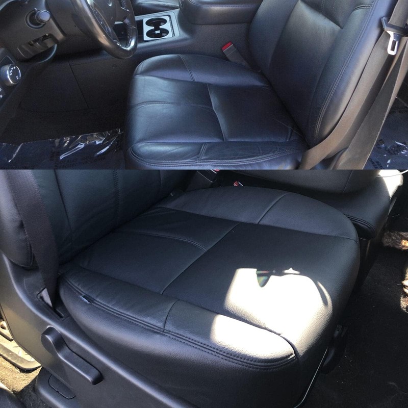 GXARTS Driver or Passenger Side Bottom Replacement Leather Seat Cover