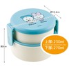 Skater ONWR1AG-A Donald Duck Lunch Box, 16.9 fl oz (500