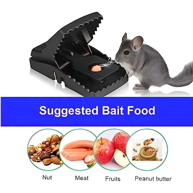 Trampas Para Ratones Ratas Reutilizables 6 Piezas Pinzas