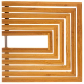 SECRET DE GOURMET, Topfuntersetzer, Bambus-Topflappen, gleitend