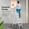 GameGem 5 Step Ladder for 10 Feet High Ceiling, Folding