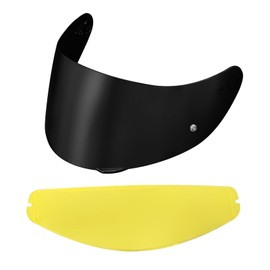 PSLER k1s Visor - k1 Helmet Visor k3 sv Tinted Visor k5 Face Shield Replacement for k1 k1s k3 sv k5,Anti-Fog Film + Deep Smoke Visor