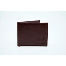 MYMODAGLAM MMG Premium Leather Wallet & Keychain Gift Set for Men – RFID, Gift Box Included (Burgundy)