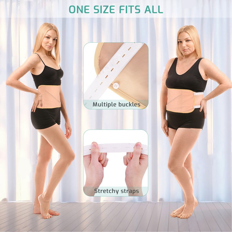 2pcs Castor Oil Stomach Pack Reusable Zipper Pocket Less Mess