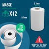 Thermal Paper 16 Thermal Rolls 57 mm x 35 mm