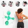 Manual Trigger Point Massage Tool, 2 Pcs 4 Knob Massage