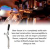 Beer Faucet Stainless Steel Draft Beer Keg Tap Turbocharged Less