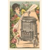 Found Image Press - Rosedale Franklin Stove - Vintage Image