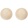 Rayher Set of 2 Wooden Balls for Crafts and Model