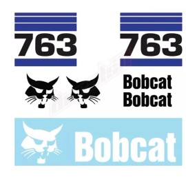 Aftermarket Bobcat 763 Skid Steer Set Vinyl Decal Sticker - FREE SHIPPING