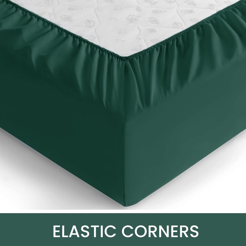 Hafaa King Size Fitted Sheets – Easy Care 25 cm