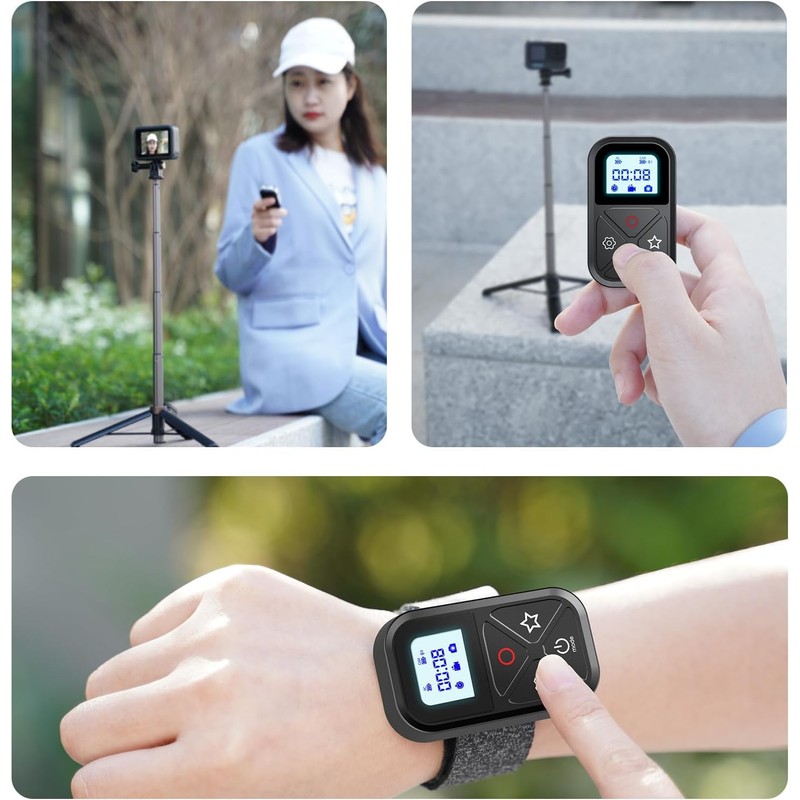 VIDIFY Smart Wireless Remote Control for GoPro 13 12/11/10/9/8/Max, Water