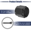 X AUTOHAUX AN10 Universal Flare Cap Fitting Adapter Black -