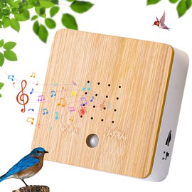 Mineup Bird Chirping Box, Natural Sounds Box, Bird Singing Motion Sensor, Motion Sensor with Wall Mount, Bird Chirping Relaxing Bird Singing for Spa and Relaxation, Square