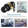 Coolty Privacy Door Knobs Keyless Lock Set Round Door Handle