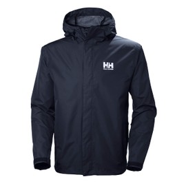Helly Hansen Men's Seven J Waterproof Windproof Breathable Rain Jacket, 596 Navy, XX-Large