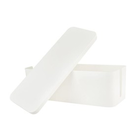 SHOWERORO Plastic Cable Holder Cable Management Box Organiser for Travel Lightweight Safe