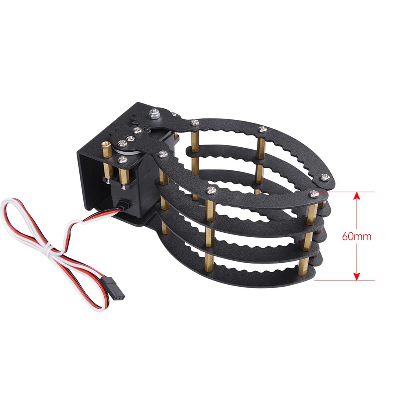 Robotic Claw Full Metal Wave Edge Clamp Robot Hand Gripper