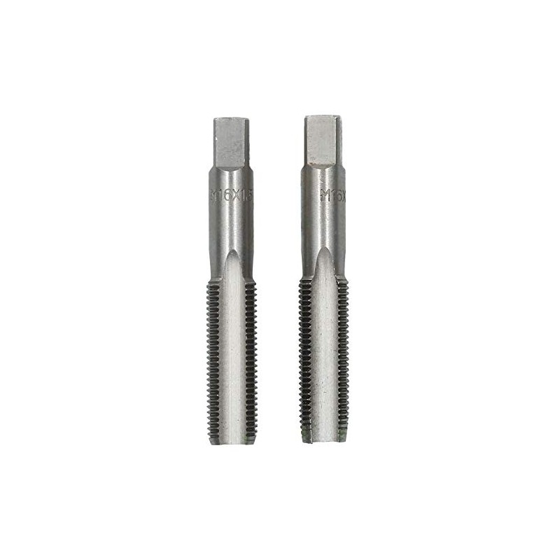 M16 x 1.5mm Metric Tap Set, Tungsten Steel, Taper and