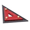 Double Triangle Ruler Detachable 4 Inch and 6 Inch Aluminum