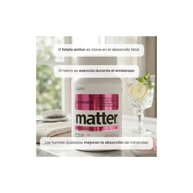 You Matter - Diaria Mom - Prenatal Con Metilfolato Sin