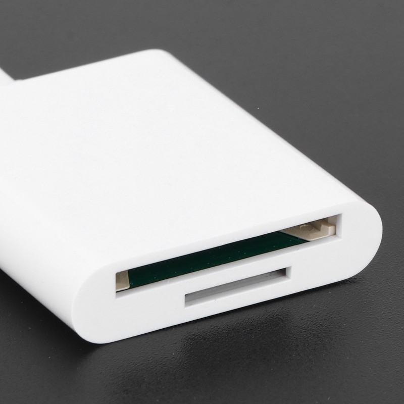 For IOS to Storage/Memory Card Reader 2 in 1 Dual