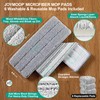 JOYMOOP Mop and Bucket Set with Wringer, Flat Mops for