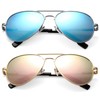NULOOQ XS Extra Small Aviator Polarized Sunglasses for Small Face