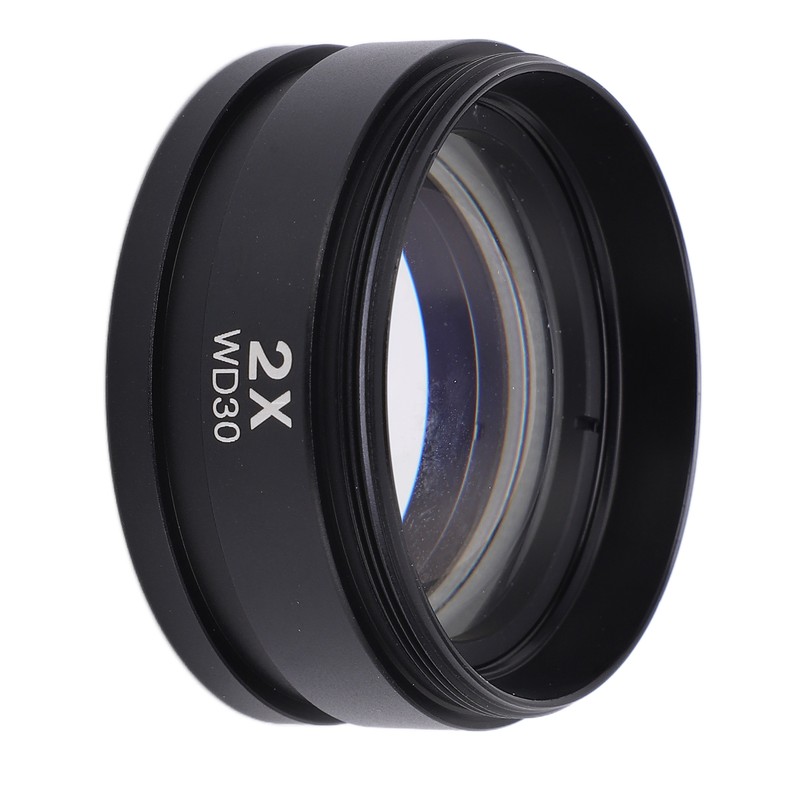 WD30 2X Wide Angle Magnifying Objective Lens Microscope Auxiliary Lens