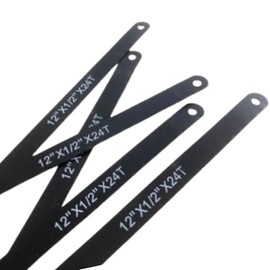 Dunnet Tools 12pc 24pc 36pc 300mm Senior Hack Saw Blade Pack - 12 Inch Hacksaw Blades For Cutting Metal - Cutting Tool Hacksaw Blade Set Professional Diy Metal Saw Blades (12)