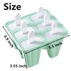 Popsicle Mold，Popsicle Maker Popsicle Molds 6 Pieces Silicone Ice Pop