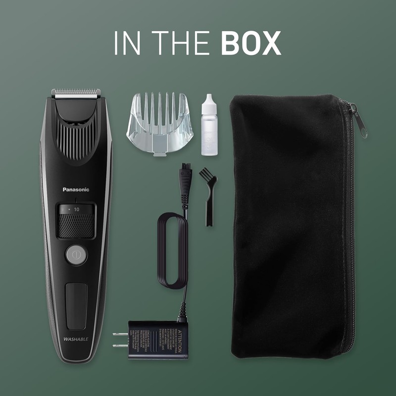 Panasonic Beard Trimmer for Men Cordless Precision Power, Hair Clipper