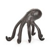 Sungmor Cast Iron Octopus Statue, Decorative Bookend, Cute Sculpture on