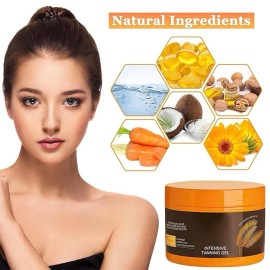 Carroten Luxury Intensive Tanning Gel, Natural Tanning Accelerator Cream Gel