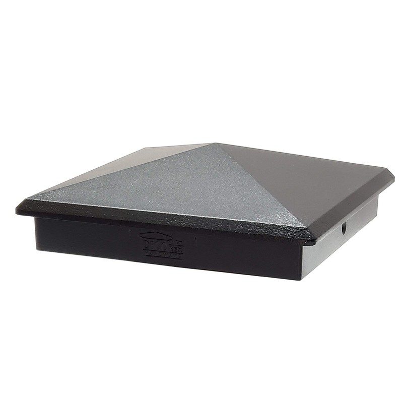 True 6" x 6" Heavy Duty Aluminium Pyramid Post Cap