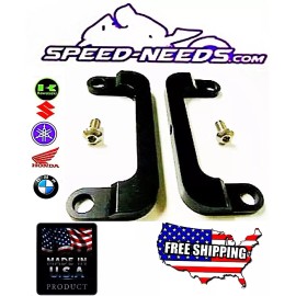 SPEED-NEEDS PERFORMANCE SUZUKI GSXR1000 RADIALLY MOUNTED FRONT END LOWERING STRAP BRACKETS GSX1000R GSXR