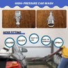 2Pcs Silver Quick Connection Pressure Washer, Hose Adapter for Vax,