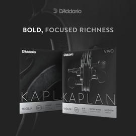 D'Addario Kaplan Vivo Violin String - Single G String - KV314 4/4L - Violin Strings - 4/4 Scale, Light Tension