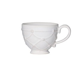 Juliska Jardins Du Monde Breakfast Cup - Whitewash, Coffee Cup