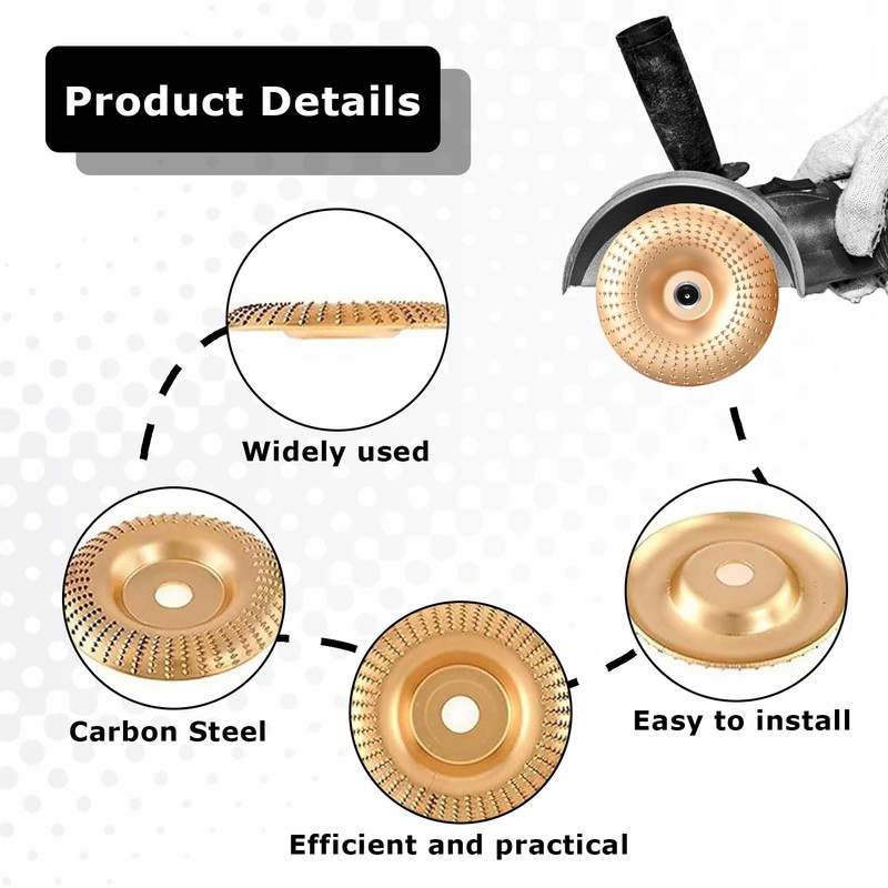 Wood Grinding Disc, Angle Grinder, Wood Cutter for Angle Grinder,