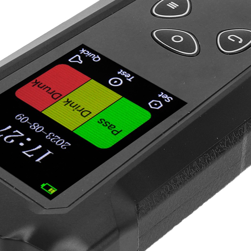 Handheld Drunk Tester Voice Version High Accuracy Blowing Breath Detector