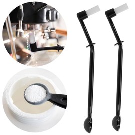 COYUN 2 Stück Kaffee Pinsel für die Kaffeemühle, Reinigungsbürste für Siebträgermaschinen Brühgruppen - Bürste zum Reinigen der Brühgruppe, Barista Zubehör Set, Siebträger Zubehör, Espressomaschine