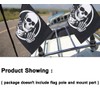 Pirate American Flag Bandana Crossbones Skull 6x 9'' Flags, Motorcycle