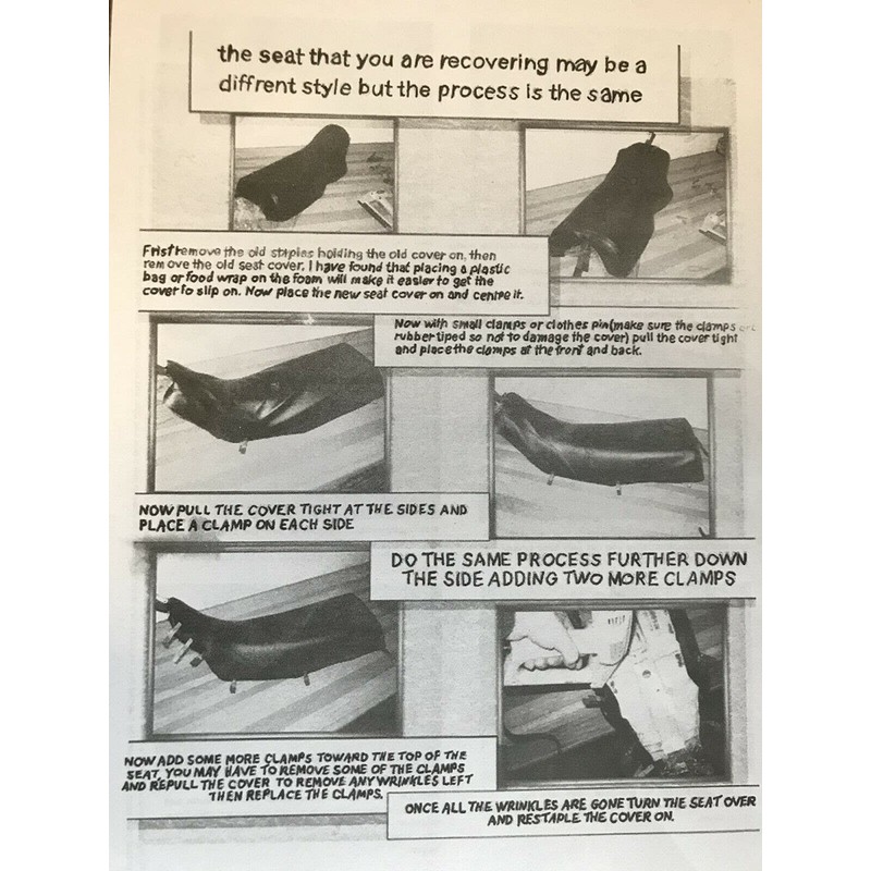 New Replacement seat cover fits John Deere Spitfire 1978-82 seat