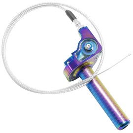 VUOZIP Throttle Grip Motorcycle 22mm CNC Aluminum Quick Twister with Throttle Cable CRF50 70 110 IRBIS 125 250 Dirt Bike Motorcycle Accessorie (Multicolored)
