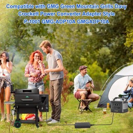 Green Mountain Grill Cord is Suitable for GMG Davy Crockett, Trek. It is Compatible with GMG-ADP10A, GMGADP10A, P-1266, P-1283, P-1295, and P-1235 Models.
