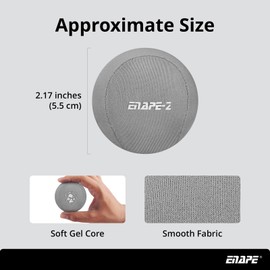 Enape® Stress Ball Set of 2 for Adults and Kids – Elegant Box with Minimalist Design – Soft and Medium Hard Balls for Stress Relief and Hand Exercise