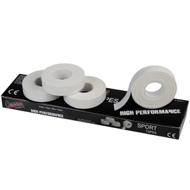 ALPIDEX 4 Rolls Finger Tape 1,5 cm x 10 m White Black Climbing Cotton